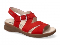 Chaussure mephisto bottines modele eva rouge